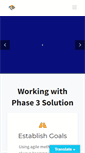 Mobile Screenshot of phase3solution.com